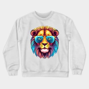 90s Retro Lion #2 Crewneck Sweatshirt